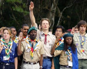 scouts saludando